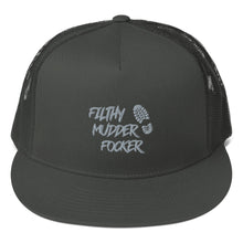 Load image into Gallery viewer, "Filthy Mudder Focker" Mud Run Trucker Cap