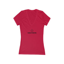 Load image into Gallery viewer, Decagon Jersey Short Sleeve Deep V-Neck Tee