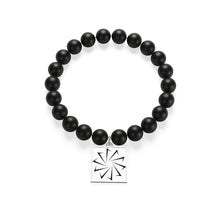 Load image into Gallery viewer, Decagon Matte Onyx Bracelet