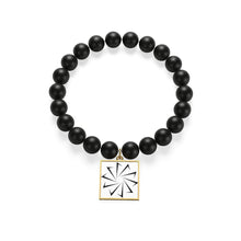 Load image into Gallery viewer, Decagon Matte Onyx Bracelet