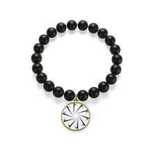 Load image into Gallery viewer, Decagon Matte Onyx Bracelet
