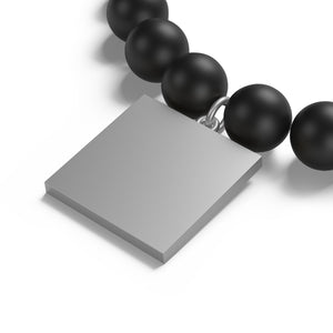 Decagon Matte Onyx Bracelet