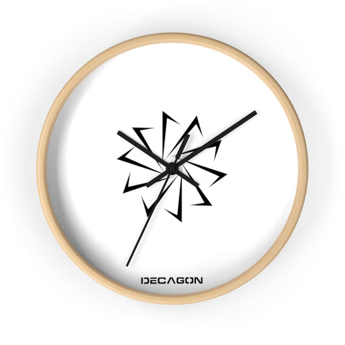 Decagon Wall Clock