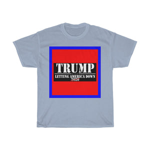 Letting America Down - Trump NOT 2020 - Decagon Unisex Tee