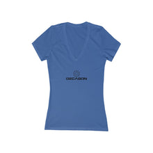 Load image into Gallery viewer, Decagon Jersey Short Sleeve Deep V-Neck Tee