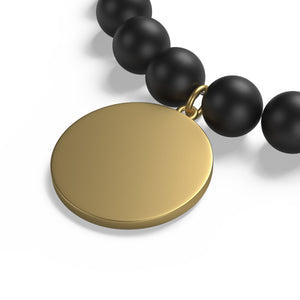 Decagon Matte Onyx Bracelet