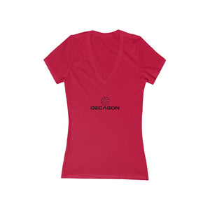 Decagon Jersey Short Sleeve Deep V-Neck Tee