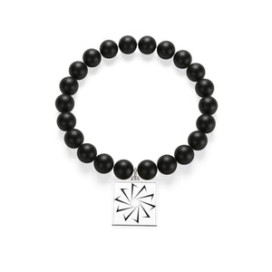 Decagon Matte Onyx Bracelet