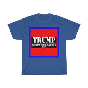 Letting America Down - Trump NOT 2020 - Decagon Unisex Tee