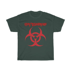 "Not Infected" Unisex Heavy Cotton Tee