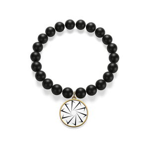 Decagon Matte Onyx Bracelet