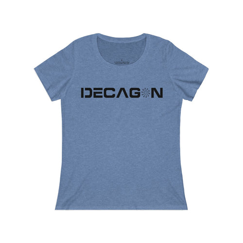 Decagon Women's Relaxed Jersey Short Sleeve Scoop Neck Tee