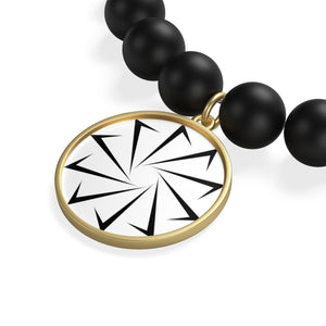 Decagon Matte Onyx Bracelet