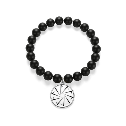 Decagon Matte Onyx Bracelet