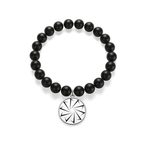 Decagon Matte Onyx Bracelet