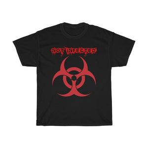 "Not Infected" Unisex Heavy Cotton Tee