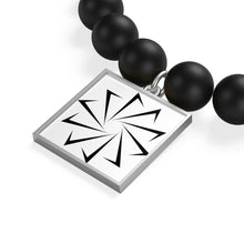 Load image into Gallery viewer, Decagon Matte Onyx Bracelet