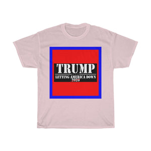 Letting America Down - Trump NOT 2020 - Decagon Unisex Tee