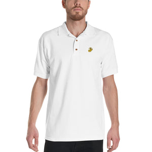 Eagle, Globe, and Anchor Marine Corps Embroidered Polo Shirt