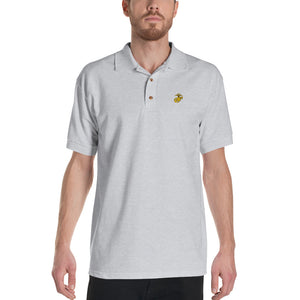 Eagle, Globe, and Anchor Marine Corps Embroidered Polo Shirt