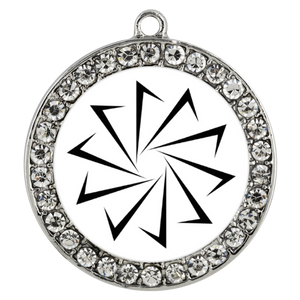 Decagon Stone Coin Necklace